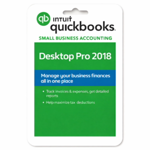QuickBooks Desktop Pro 2018-One-Time Purchase | Instant Download