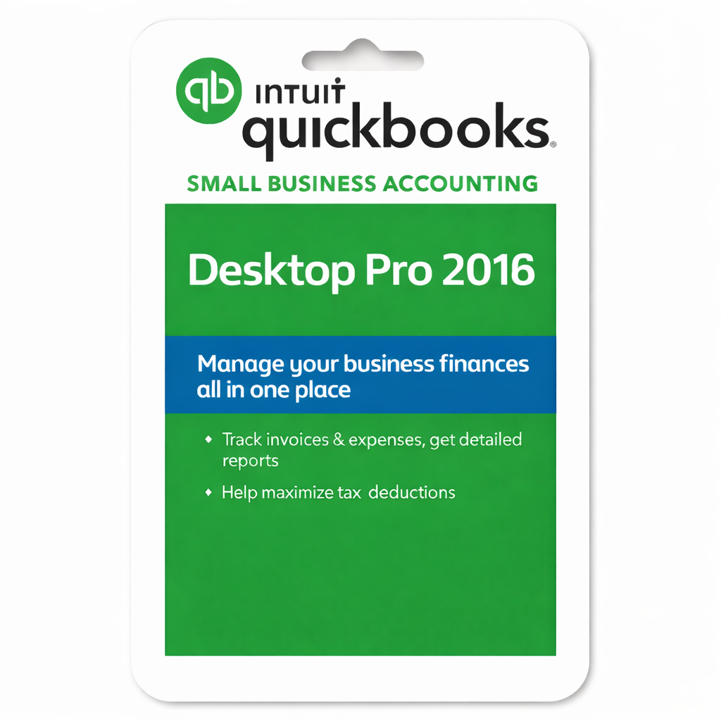 QuickBooks Desktop Pro 2016-One-Time Purchase | Instant Download