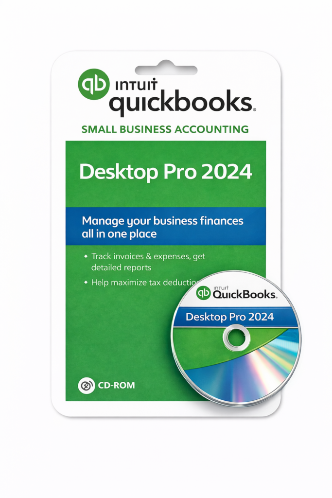 QuickBooks Desktop Pro 2024 -One-Time Purchase Cd Version